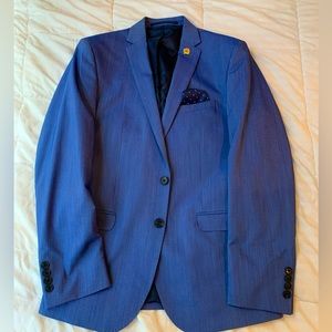 Nick Graham Men’s Slim Fit Stretch Blazer